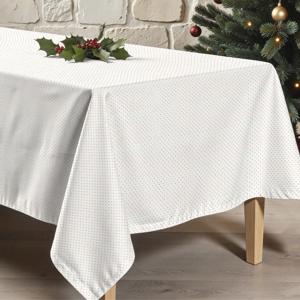 Mantel antimanchas Dots Gold