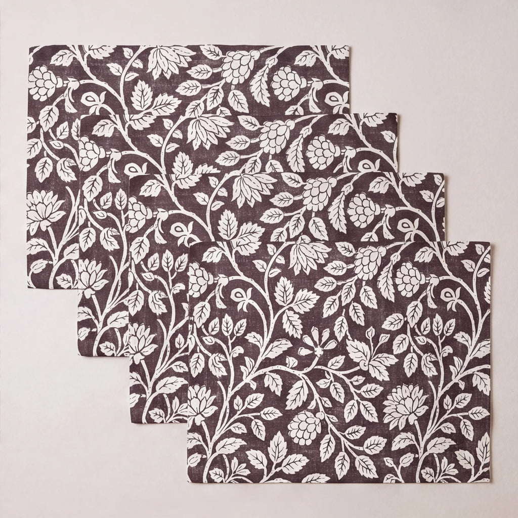 Mantel individual antimanchas pack 4 unidades Edera