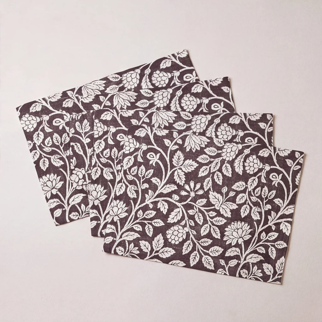 Mantel individual antimanchas pack 4 unidades Edera