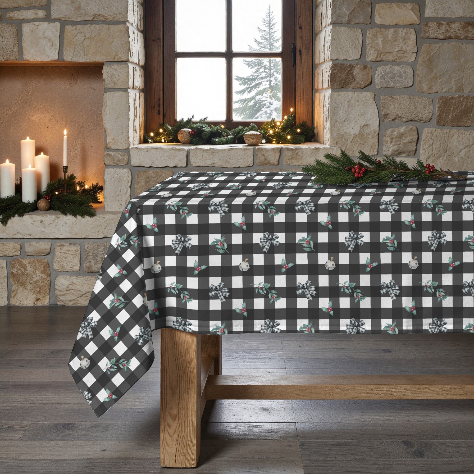 Mantel antimanchas Elegant Christmas 1