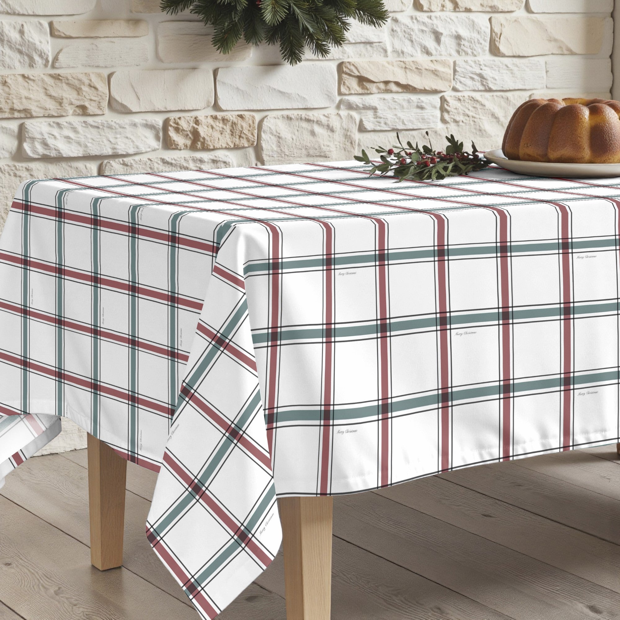 Mantel antimanchas Elegant Christmas 4