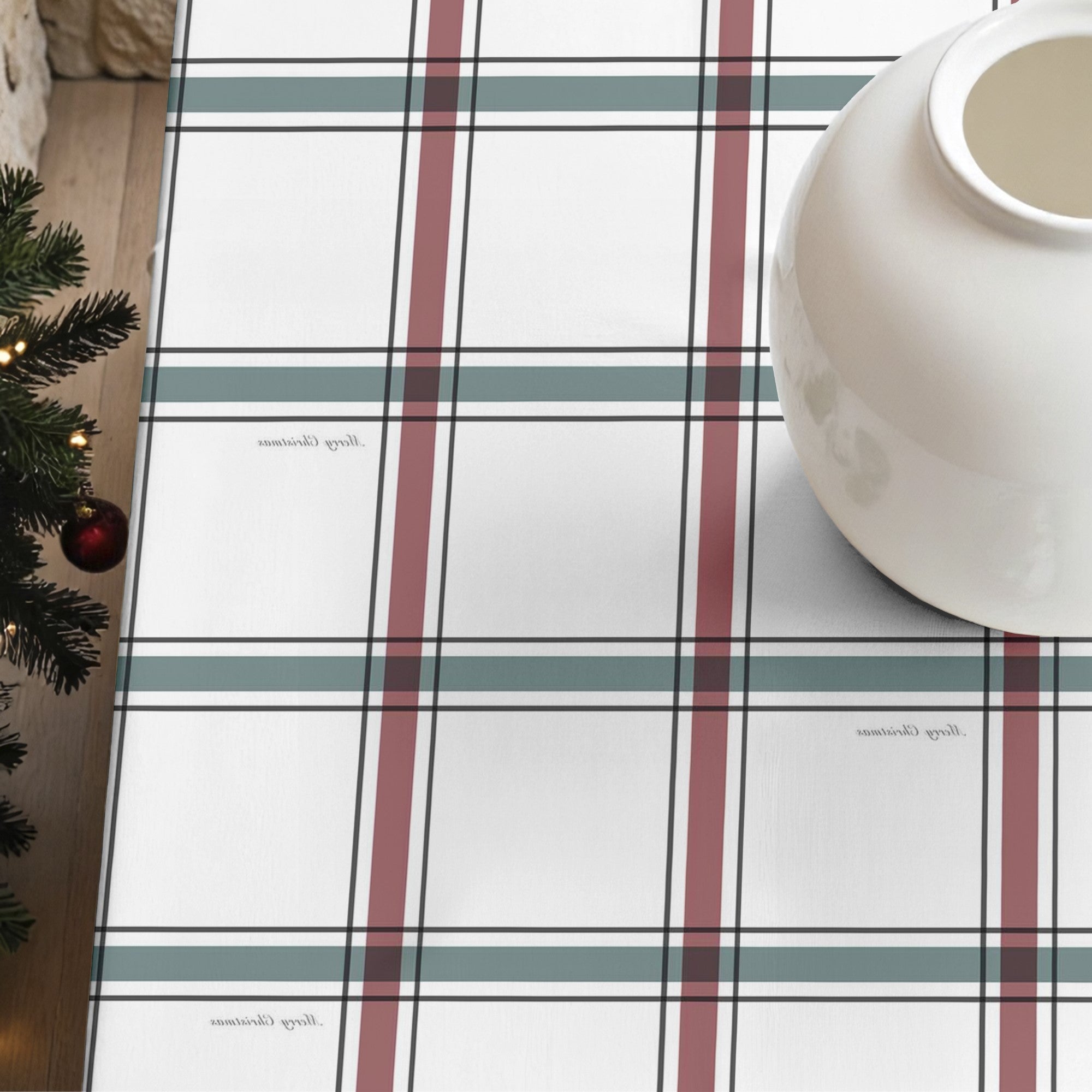 Mantel antimanchas Elegant Christmas 4