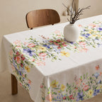 Mantel antimanchas Flowers Cenefa Central 2