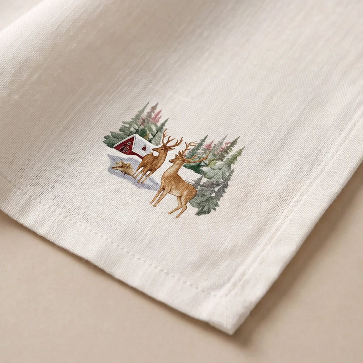 Pack de 4 unidades servilletas Forest Fawn