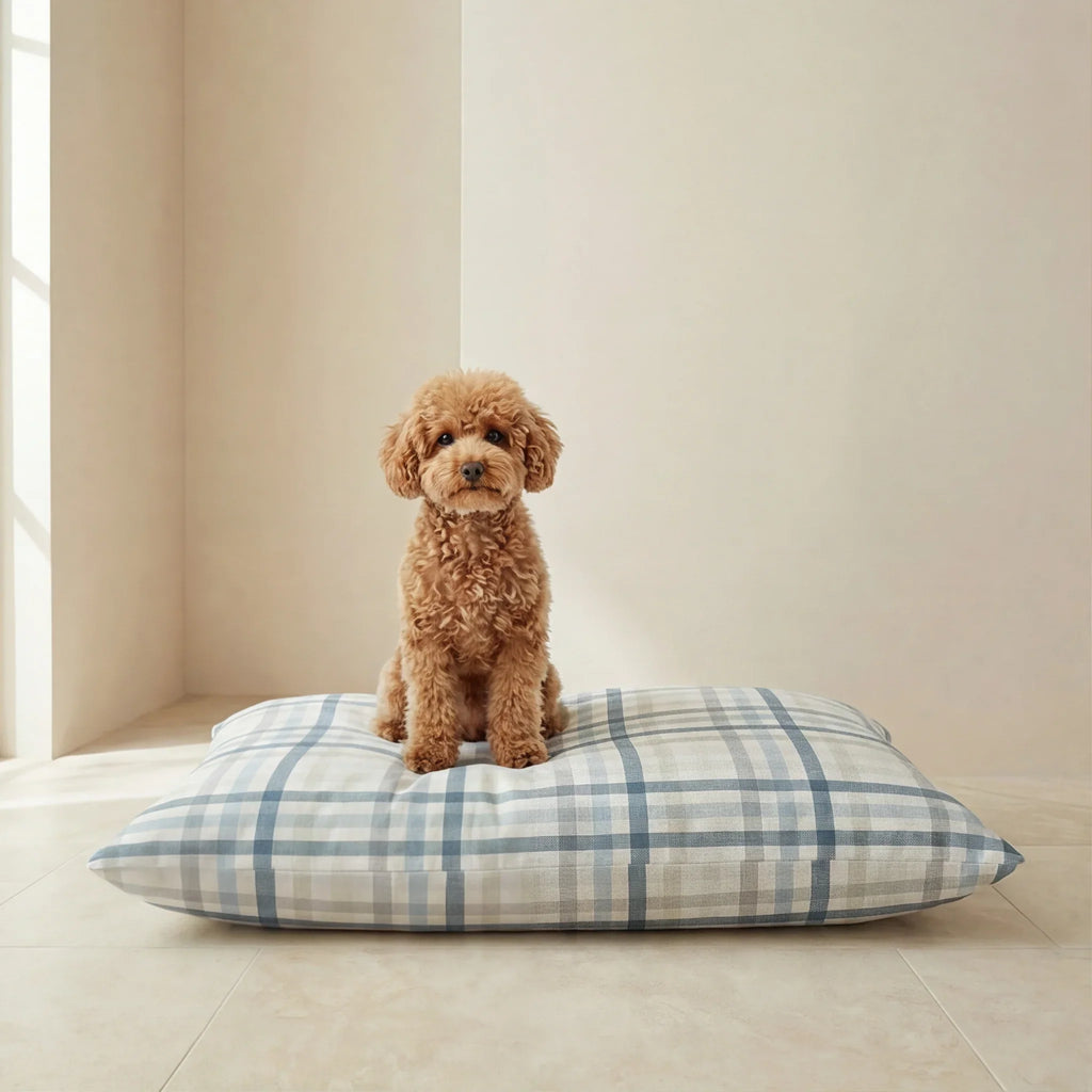 Cama para mascotas desenfundable antimanchas Gia Azul
