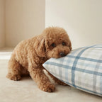 Funda para cama de mascota antimanchas Gia Azul