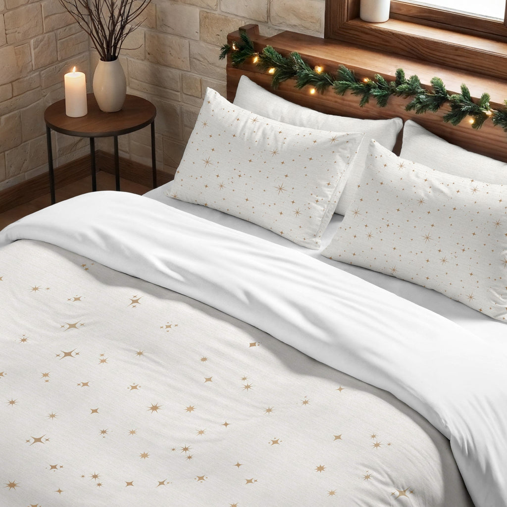 Funda nórdica con clicks Gold Stalit Sky