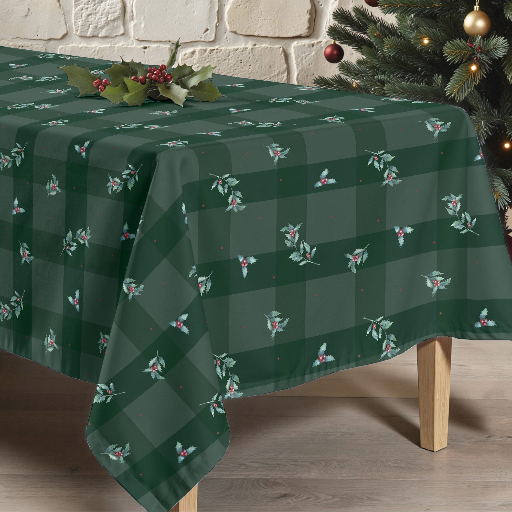 Mantel antimanchas Green Christmas 1