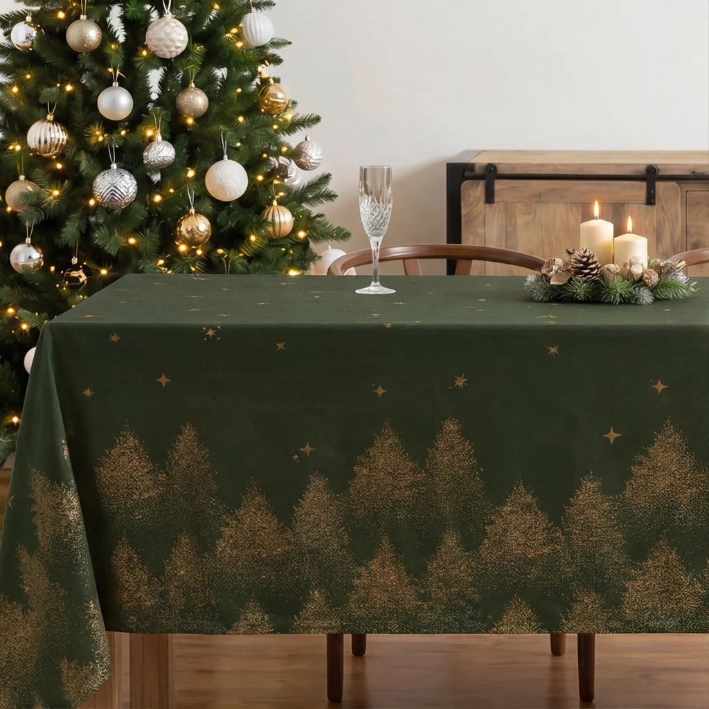 Mantel antimanchas 100% algodón Green stalit sky 1225