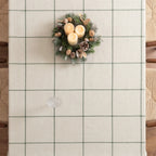 Mantel antimanchas 100% algodón Green windowpana 1225