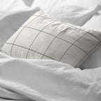 Funda de almohada Green Windowpana