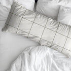Funda de almohada Green Windowpana