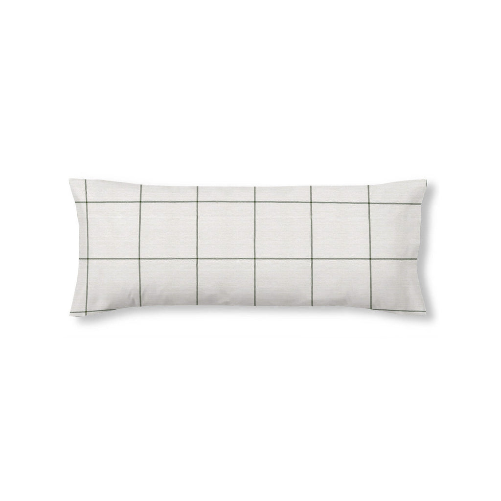 Funda de almohada Green Windowpana