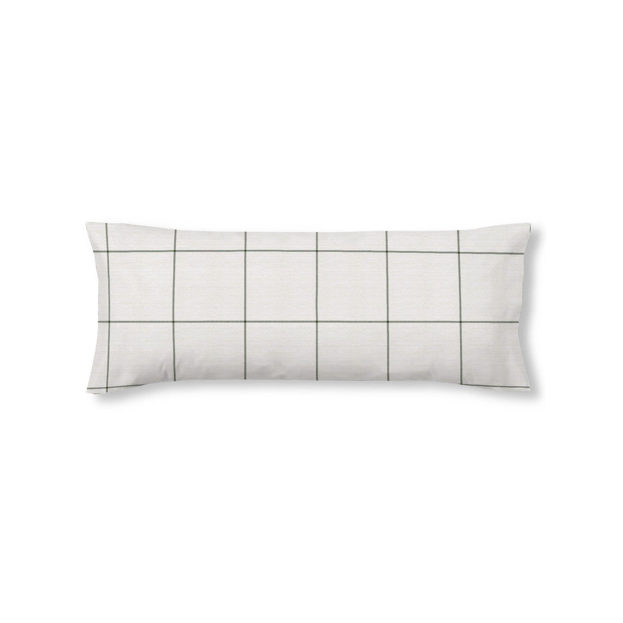 Funda de almohada Green Windowpana