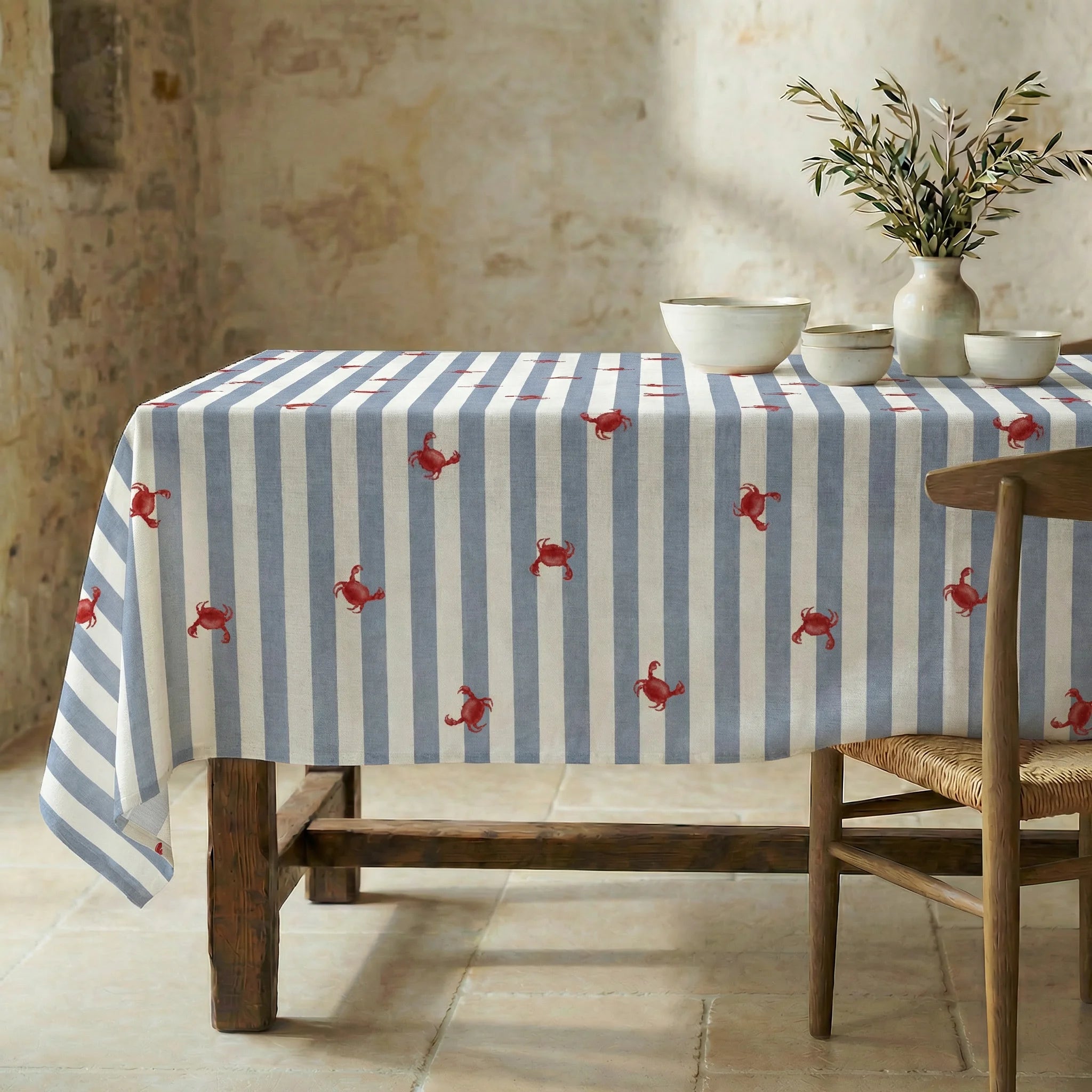 Mantel antimanchas 100% algodón Greja