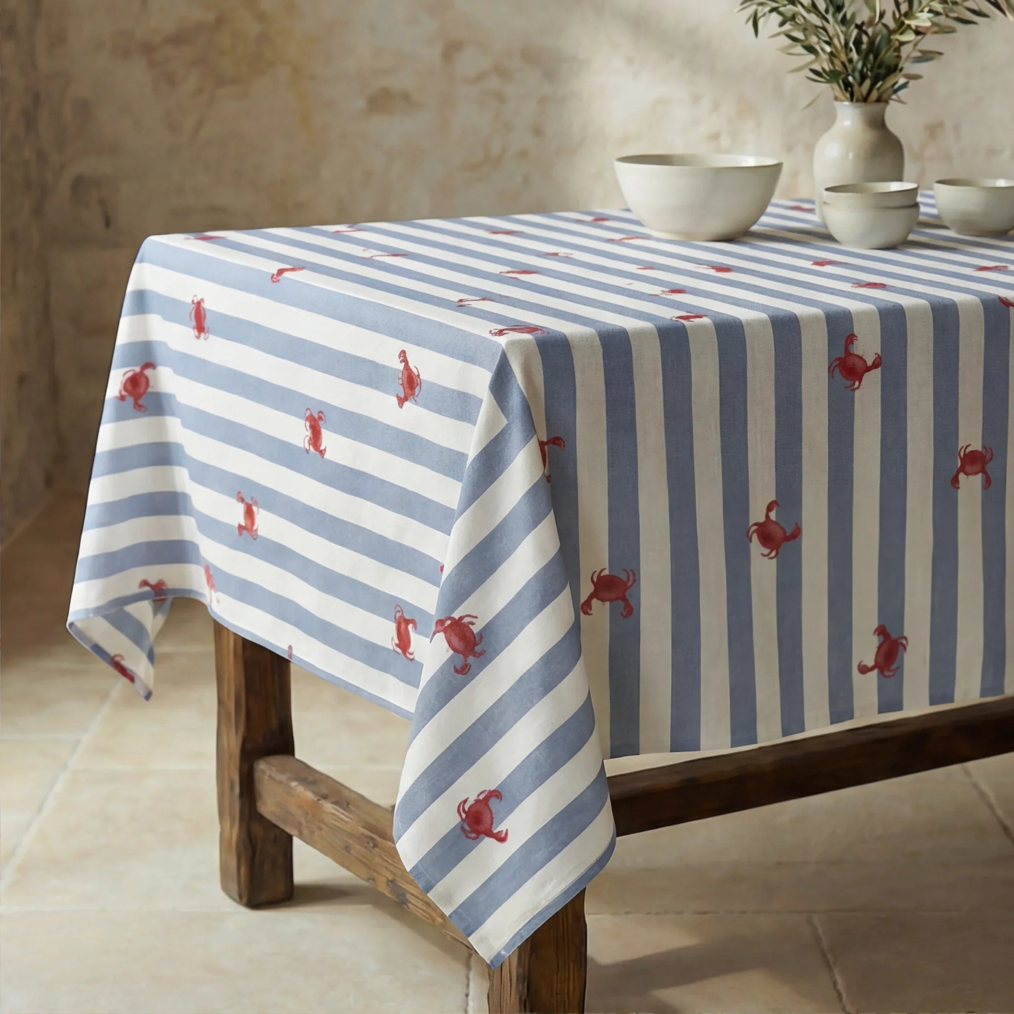 Mantel antimanchas 100% algodón Greja