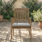 Cojín para asiento acolchado Gris Medio 40x40x5 cm
