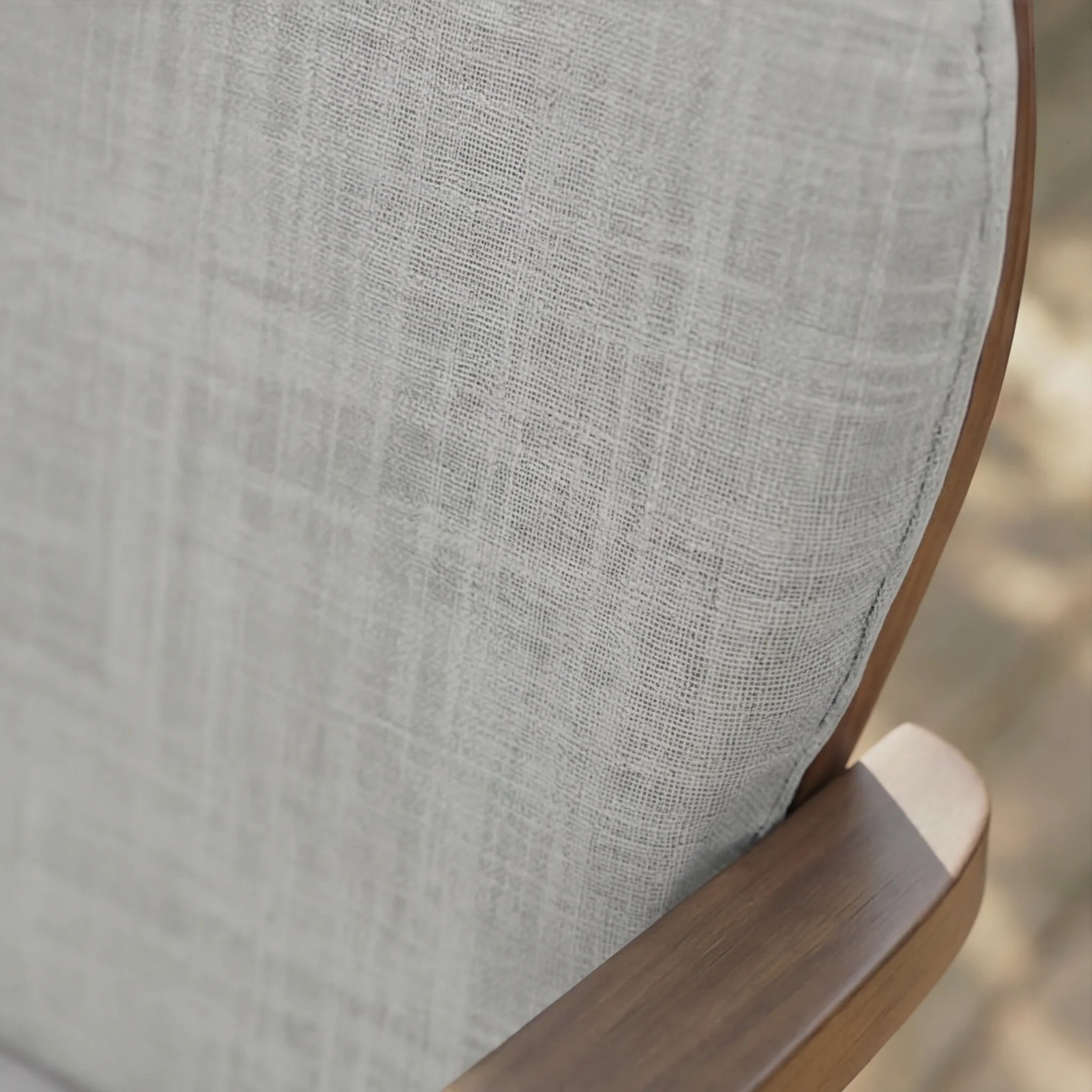 Cojín para silla de exterior Gris Medio