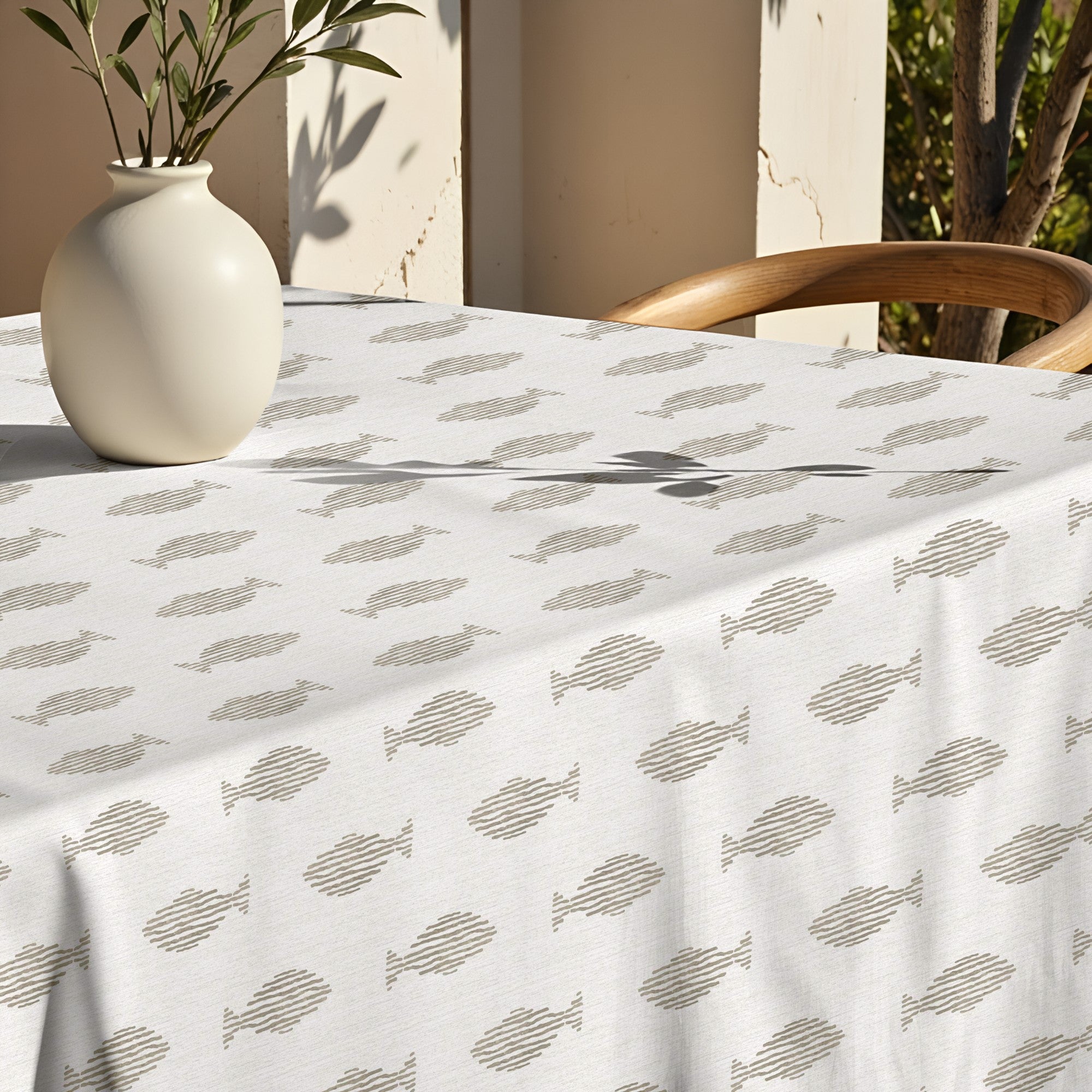 Mantel antimanchas Gyala Beige