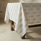 Mantel antimanchas 100% algodón Gyala Beige