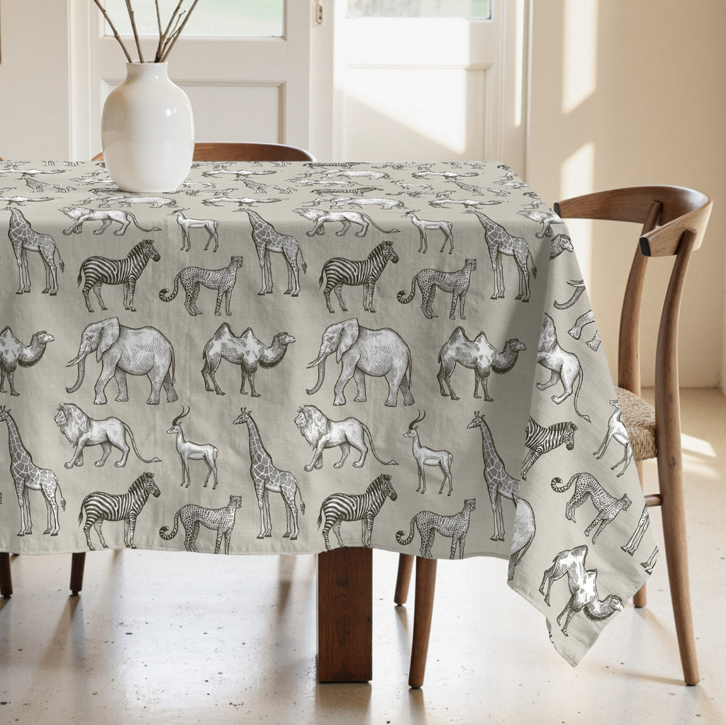 Mantel antimanchas 100% algodón Hansel