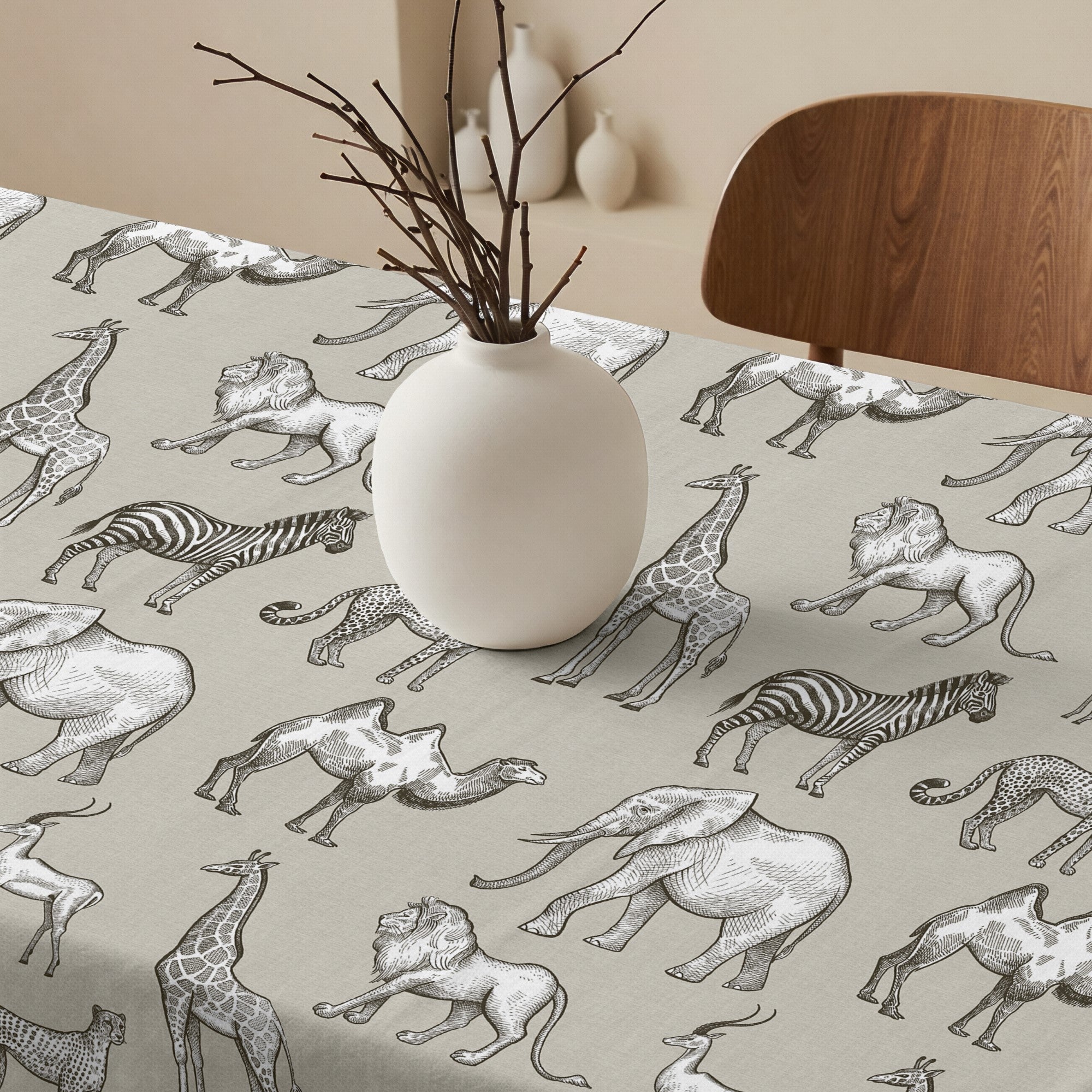 Mantel antimanchas 100% algodón Hansel