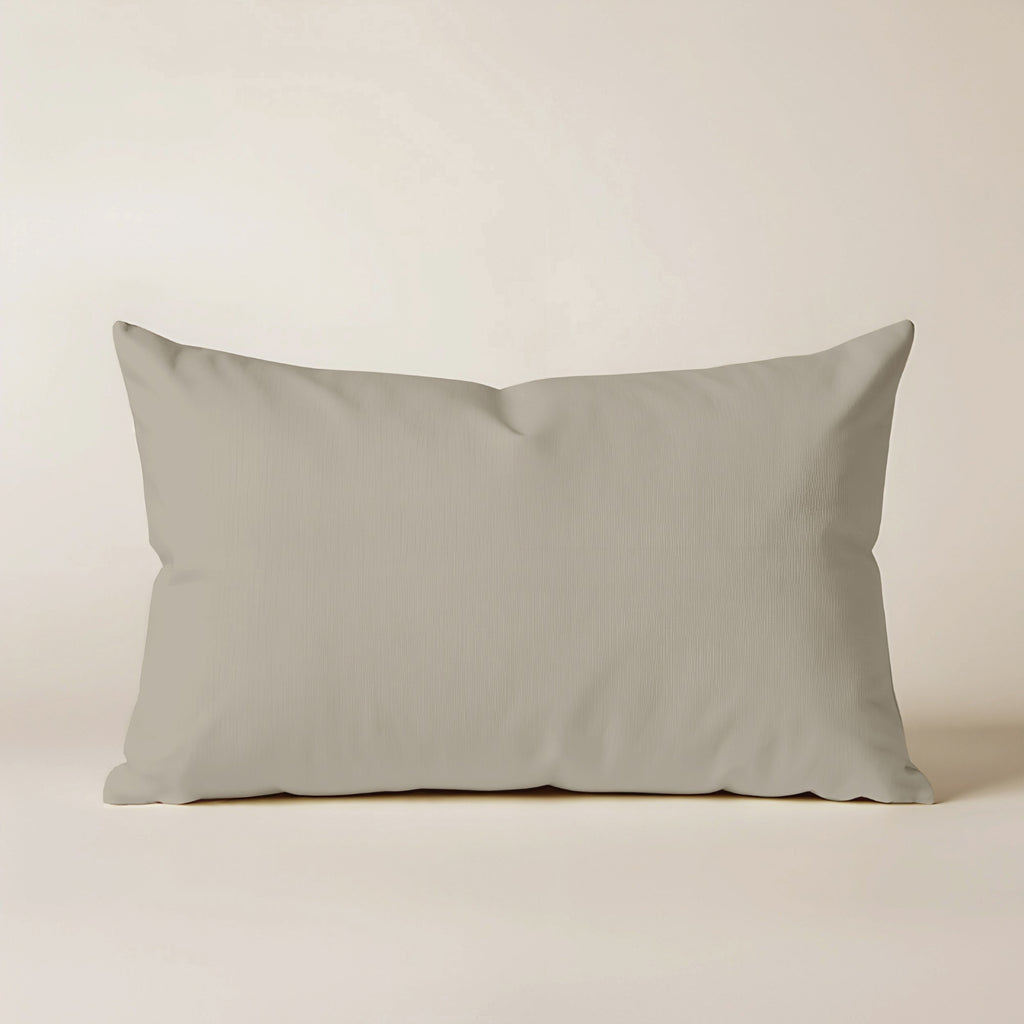 Funda de cojín Harvard Cement 30x50 cm 100% algodón
