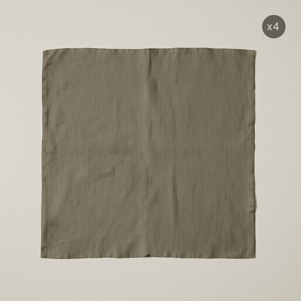 Pack de 4 unidades servilleta Harvard Topo