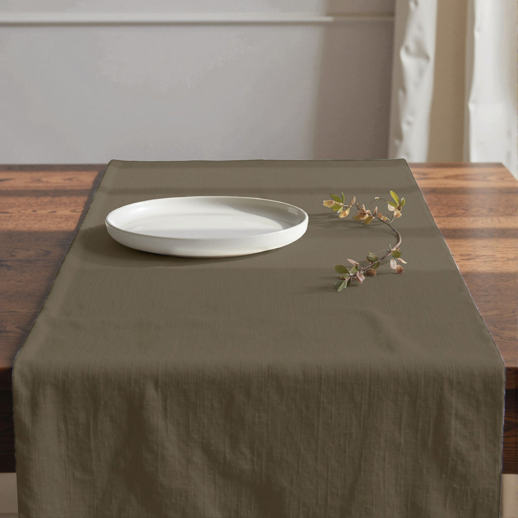 Camino de mesa 100% algodón Harvard Topo 50x150 cm