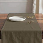 Camino de mesa 100% algodón Harvard Topo 50x150 cm