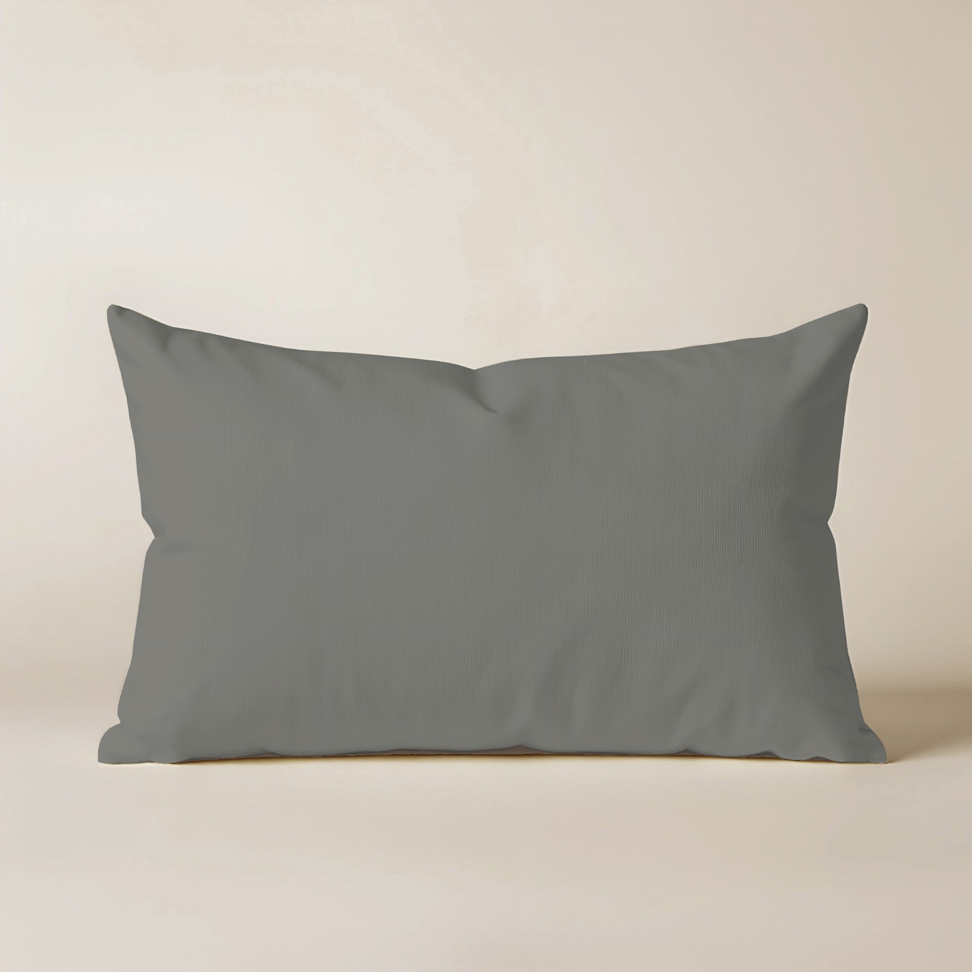 Funda de cojín Harvard Antracita 30x50 cm 100% algodón