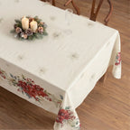 Mantel antimanchas Holiday ponsettia 1225