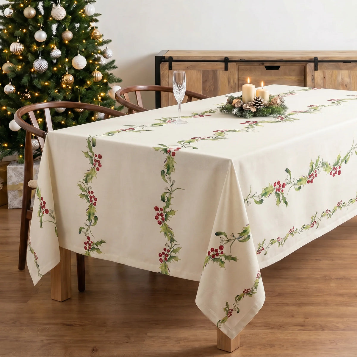 Mantel antimanchas 100% algodón Holly 1225