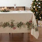 Mantel antimanchas 100% algodón Holly garland 1225