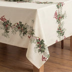 Mantel antimanchas 100% algodón Holly garland 1225