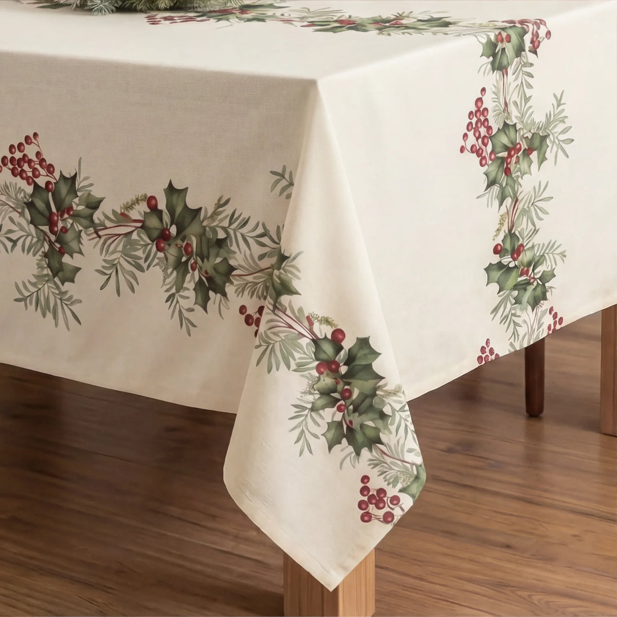 Mantel antimanchas 100% algodón Holly garland 1225