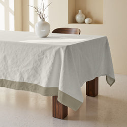 Mantel antimanchas 100% algodón Giada Beige