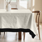 Mantel antimanchas 100% algodón Giada Negro