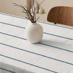 Mantel antimanchas 100% algodón Ian Blue