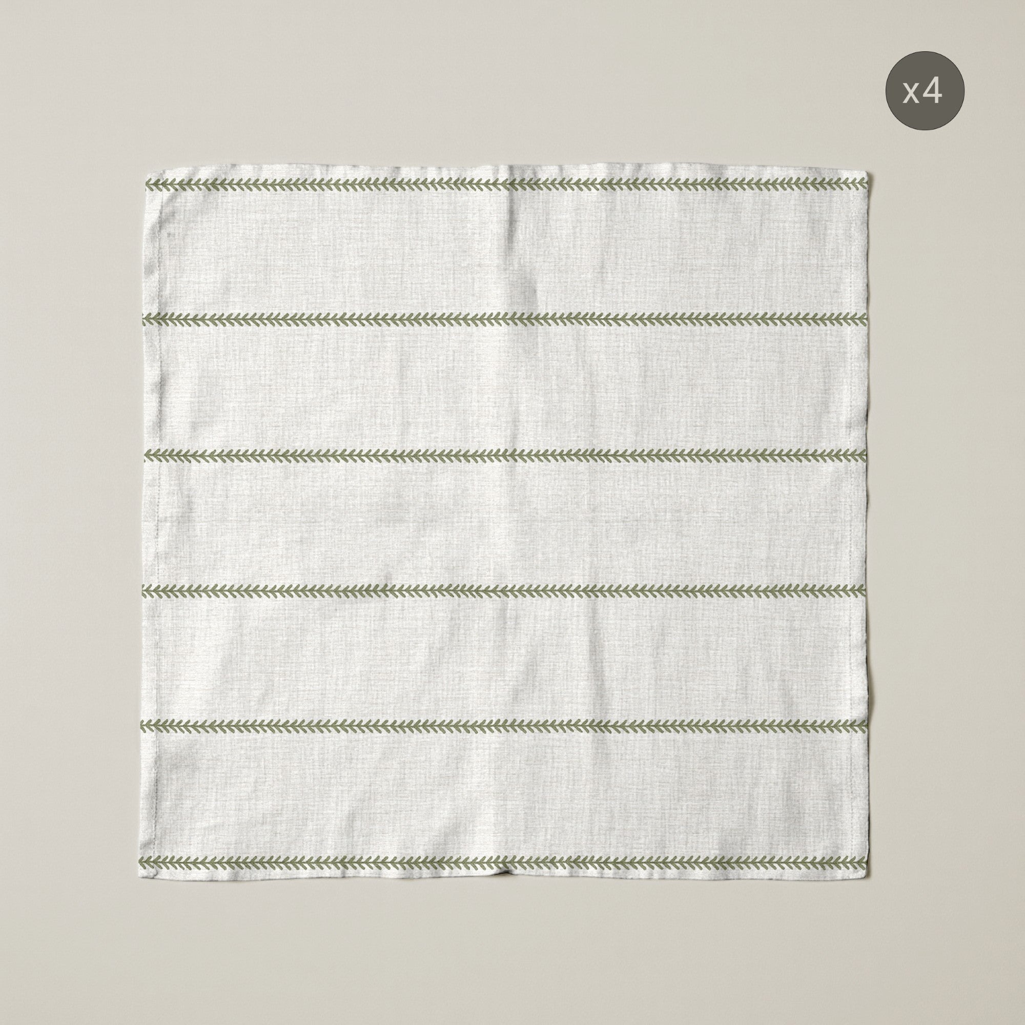 Pack de 4 unidades servilletas Ian Green