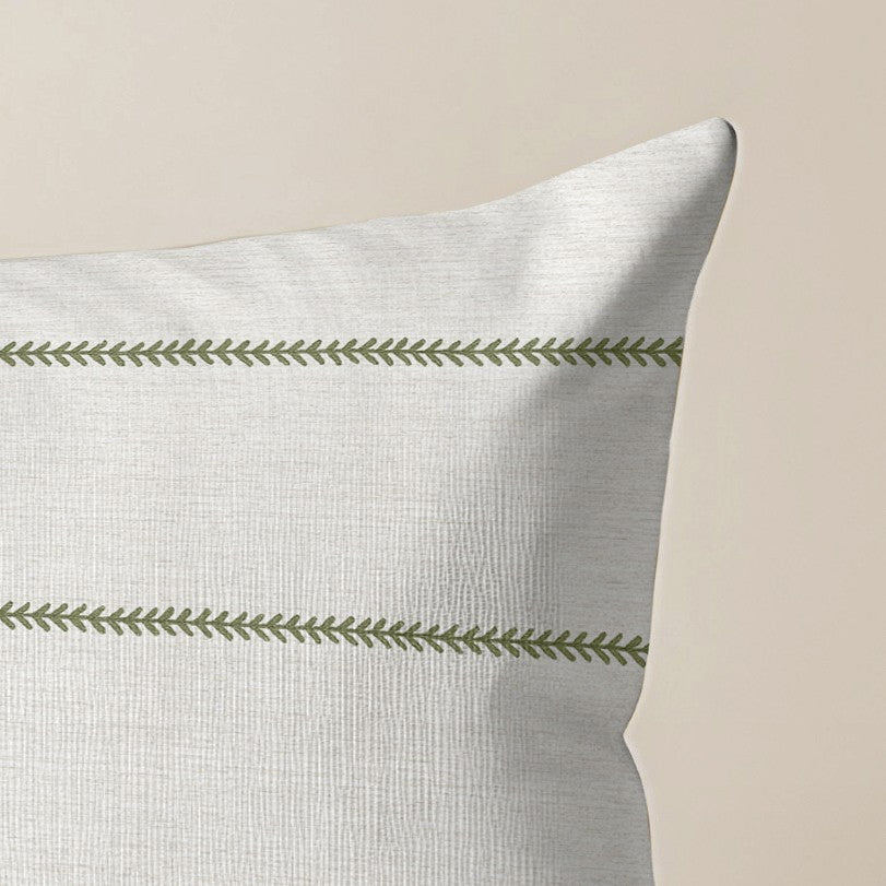 Funda de cojín Ian Green 30x50 cm 100% algodón