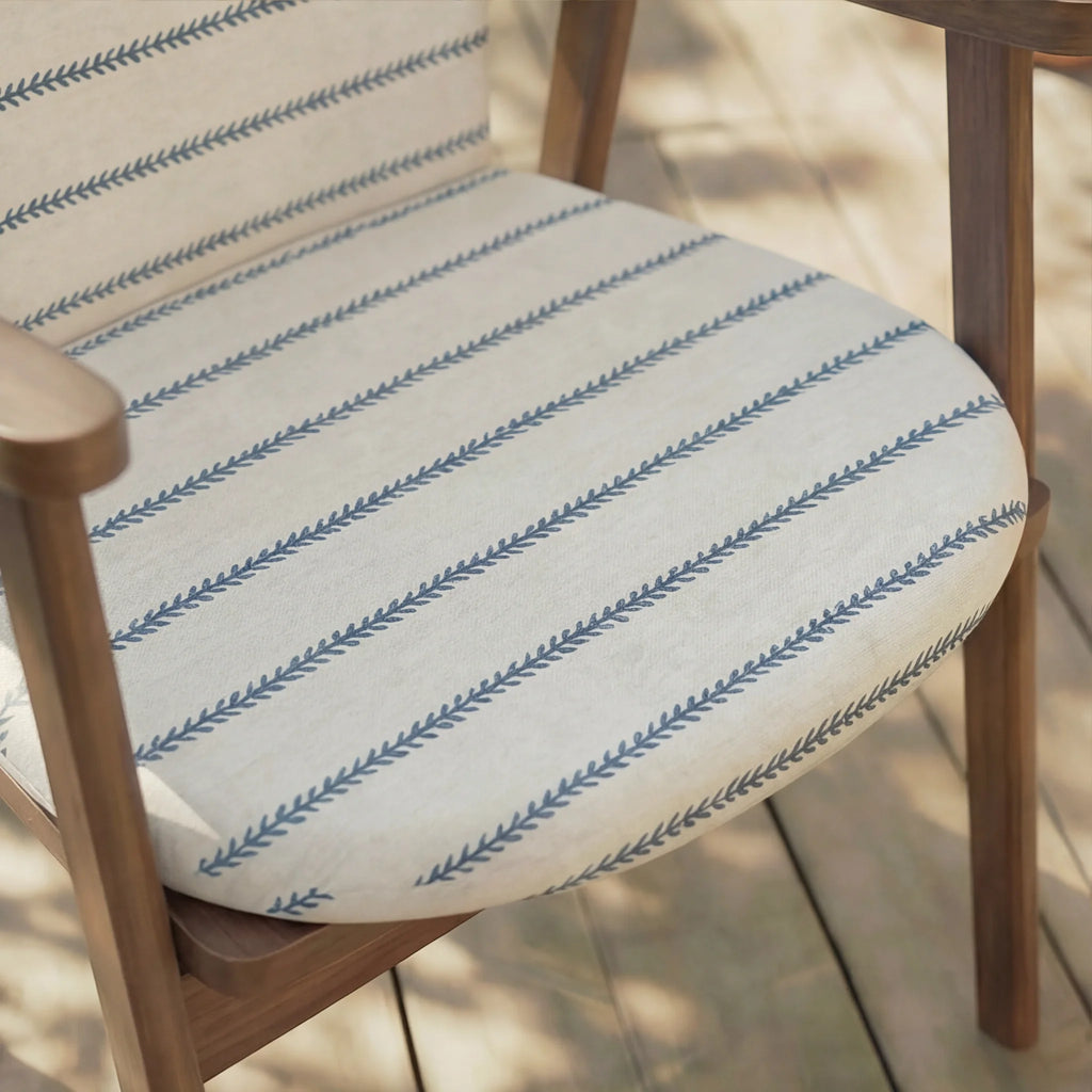 Cojín para silla de exterior Ian Blue