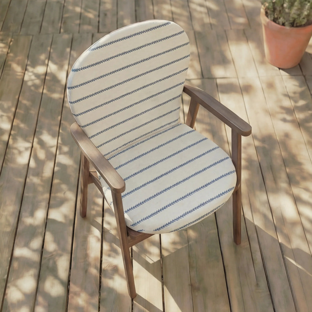 Cojín para silla de exterior Ian Blue