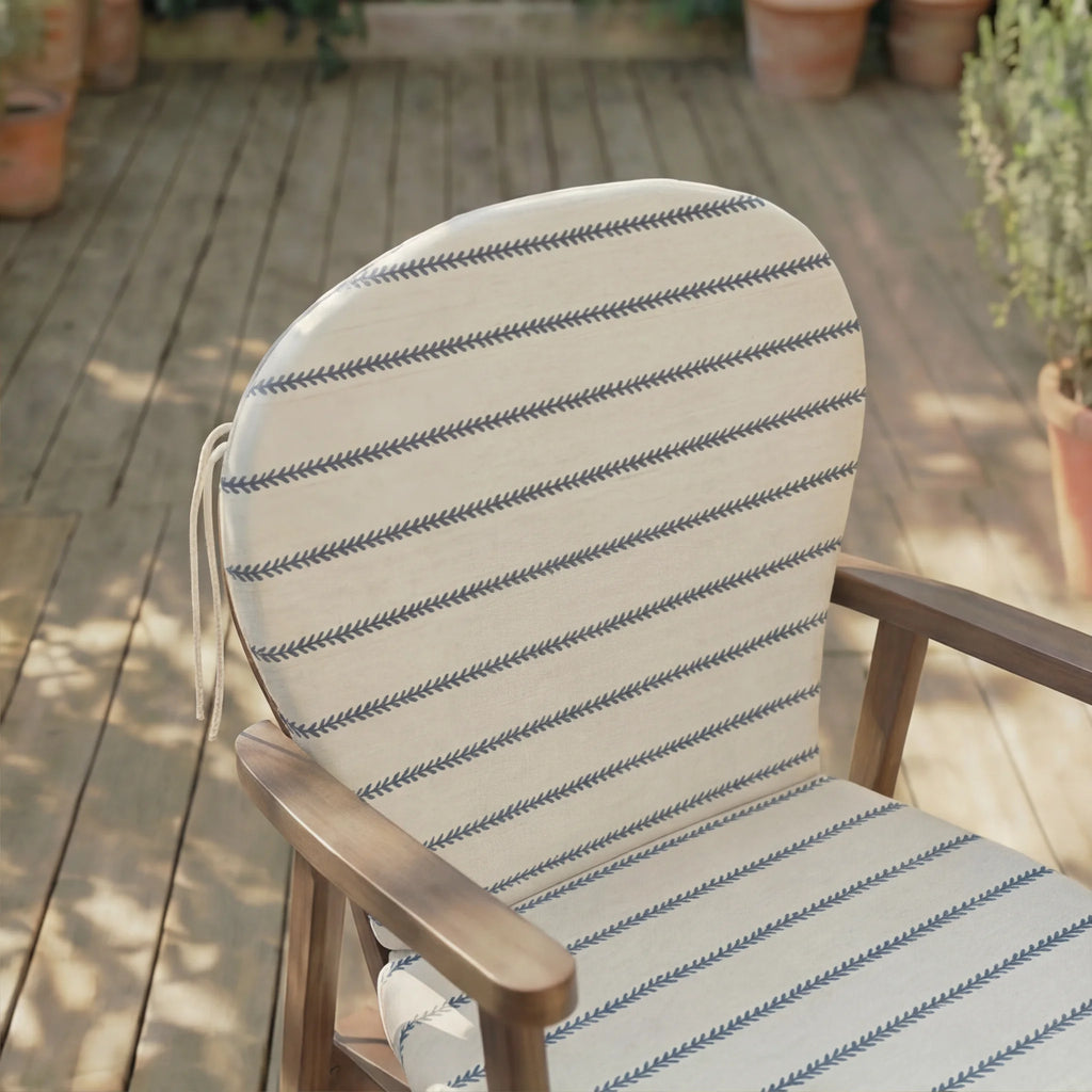 Cojín para silla de exterior Ian Blue