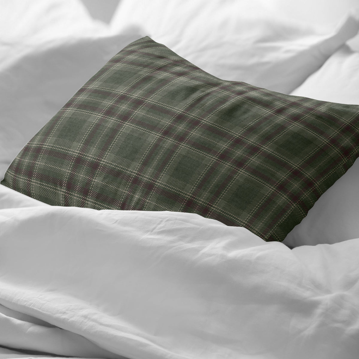Funda de almohada acolchada Roble