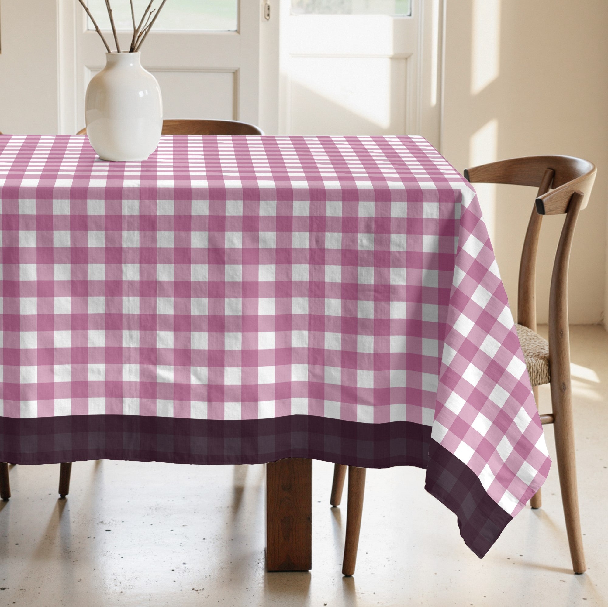 Mantel antimanchas 100% algodón Jack Rosa