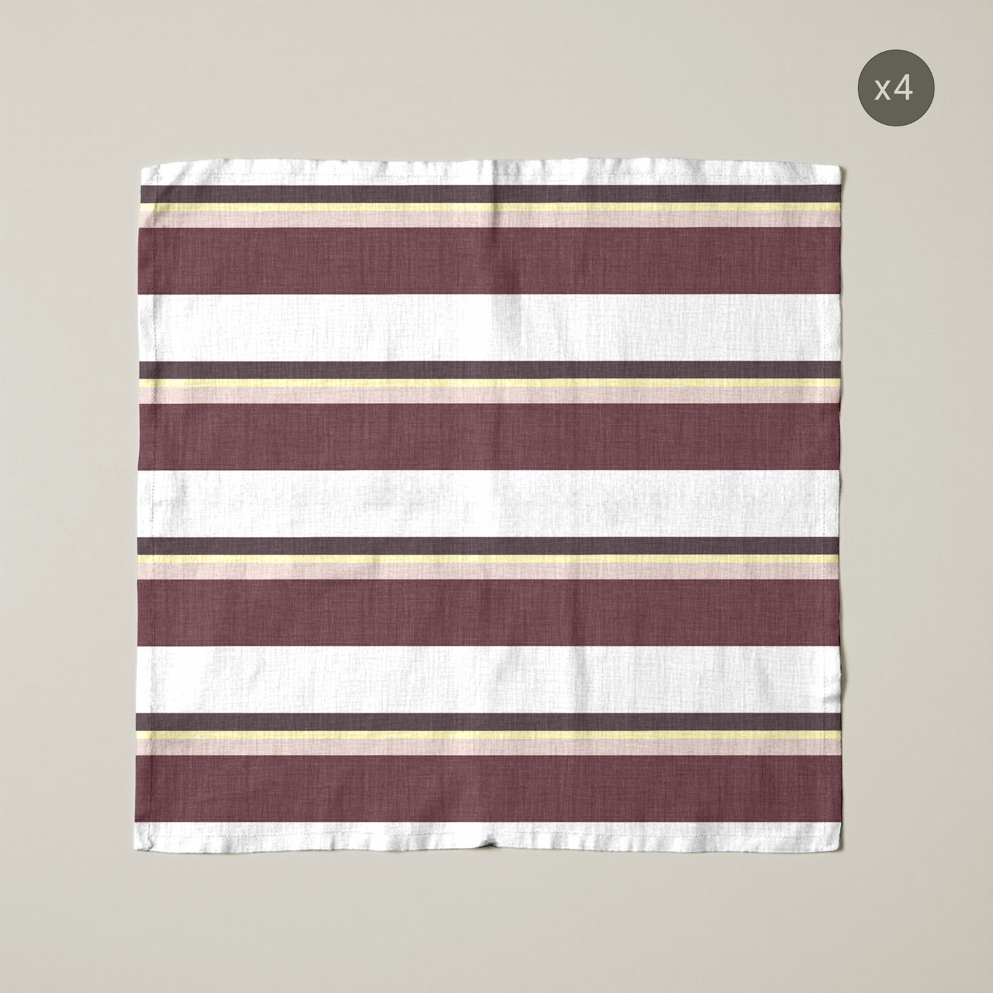 Pack de 4 unidades servilletas Kai Granate