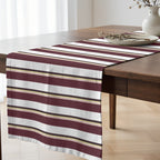 Camino de mesa 100% algodón Kai Granate 50x150 cm