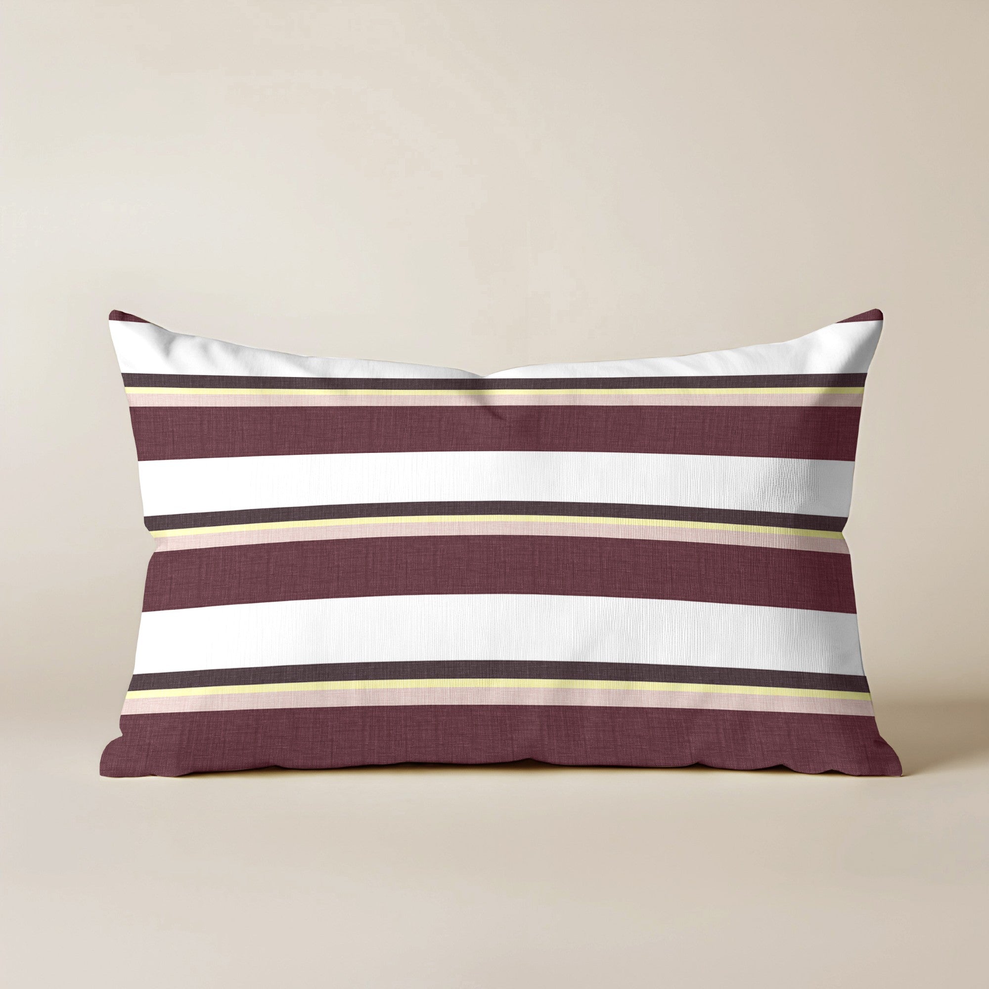 Funda de cojín Kai Granate 30x50 cm 100% algodón