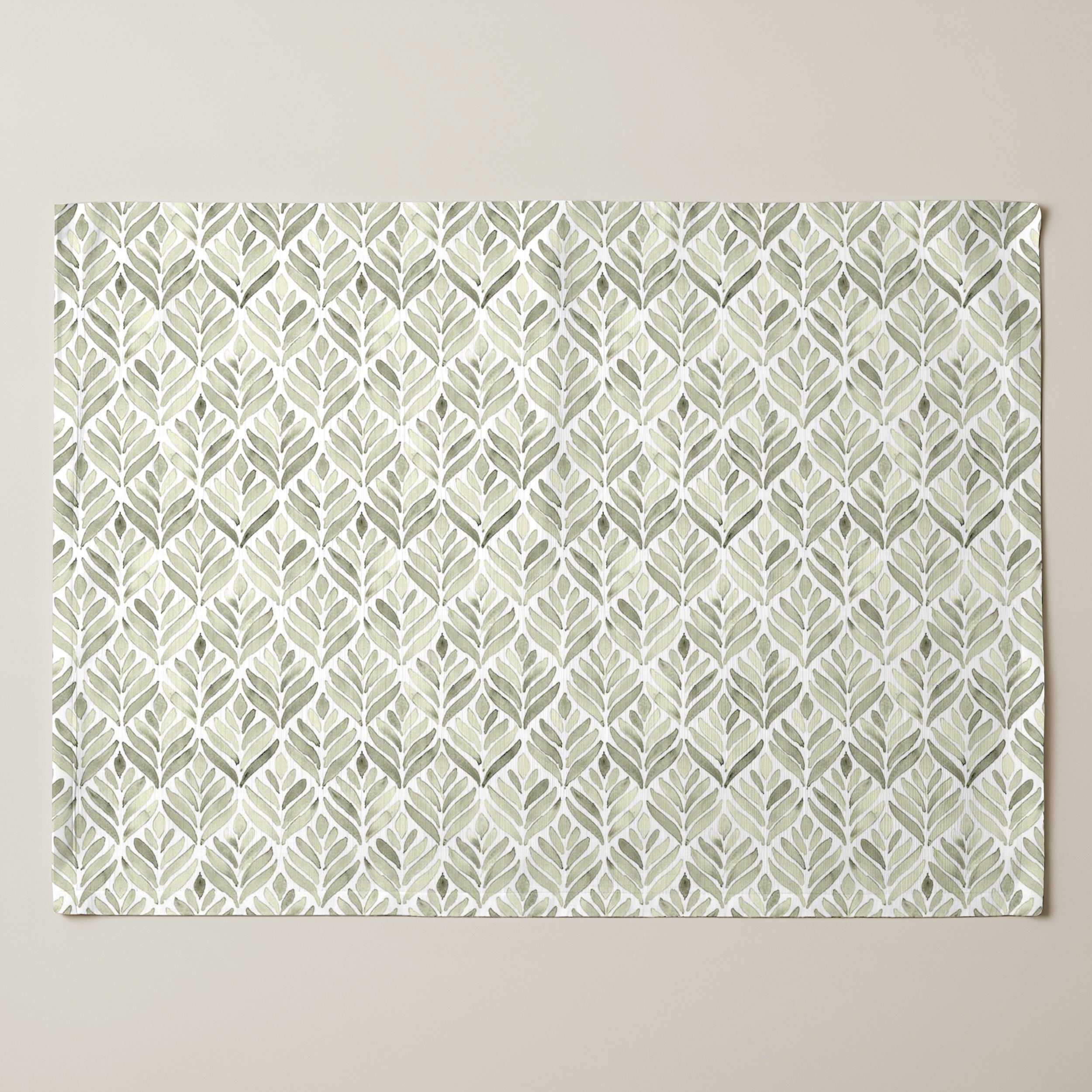 Pack 2 unidades mantel individual antimanchas Kan 125 Desert Sage 35x50 cm